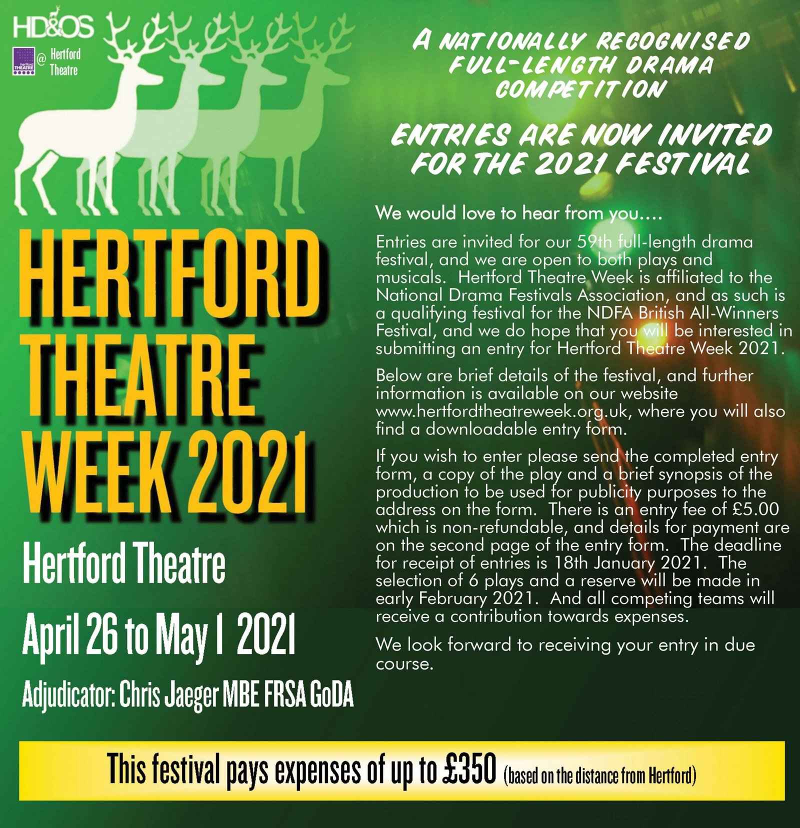 YOUR NEWS – Hertford Theatre Week 2021